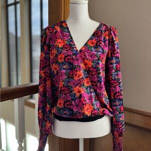Long sleeve floral body suit